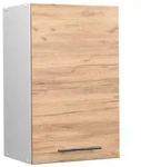 Vicco H&auml;ngeschrank, Honigeiche, Wei&szlig;, Holzwerkstoff, 2 F&auml;cher, Rechteckig,