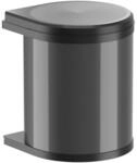 Hailo Abfallsammler Big Box 15, Grau, Schwarz, Kunststoff, 15 L, 29.0x30.4x36.5 cm,