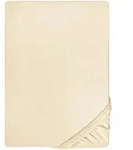 biberna Spannbetttuch, Champagner, Textil, Uni, 200x220 cm, Schlaftextilien,