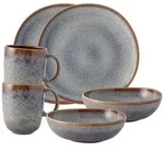 like.Villeroy & Boch Fr&uuml;hst&uuml;cks-Set, Beige, Keramik, 6-teilig, 28x22x38 cm, Essen &