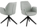 ebuy24 Armlehnstuhl, Grau, Holzwerkstoff, 1-Sitzer, 61x91x59 cm, Esszimmer, St&uuml;hle,