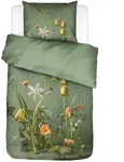 Essenza Bettw&auml;sche Ficaria, Gr&uuml;n, Textil, Blume, 135x200 cm, Gots,...