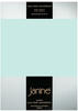 Janine Spannbetttuch, Mintgrün, Textil, 100x200 cm, bügelfrei, formstabil und