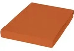 Janine Spannbetttuch, Terracotta, Textil, 100x200 cm, b&uuml;gelfrei, formstabil und