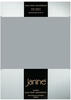 Janine Spannbetttuch, Platin, Textil, 100x200 cm, bügelfrei, formstabil und