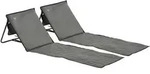 Outsunny Verstellbare, Grau, Kunststoff, 51x40x142 cm, Gartenm&ouml;bel,...