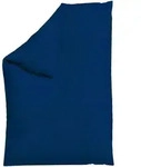 Schlafgut Bettdeckenbezug Woven Satin, Dunkelblau, Textil, Uni, 135-140x200 cm,