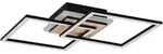 Led-Deckenleuchte Giro, Braun, Kunststoff, 35.5x8x57.5 cm, Lampen & Leuchten,
