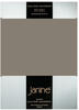 Janine Spannbetttuch, Taupe, Textil, 100x200 cm, bügelfrei, formstabil und