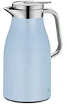 Alfi Isolierkanne Skyline, Pastellblau, Metall, 1,0 L, doppelwandig, Ausgie&szlig;er,