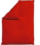 Schlafgut Bettdeckenbezug Woven Satin, Dunkelrot, Textil, Uni, 155x220 cm, Textiles