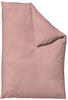 Schlafgut Bettdeckenbezug, Dunkelrosa, Textil, Uni, 155x220 cm, Bsci, Oeko-Tex®