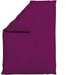 Schlafgut Bettdeckenbezug Woven Satin, Violett, Textil, Uni, 155x220 cm, Textiles