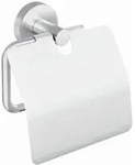 Tesa Toilettenpapierhalter Moon, Edelstahl, Metall, 14x12.8x5.25 cm, Deckel,