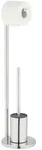 Wenko Toilettenpapier-, Silber, Metall, 18x69.5x18 cm, Badaccessoires