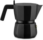 Alessi Espressomaschine, Schwarz, Metall, 9x14x16 cm, Kaffee & Tee, Teezubereitung &