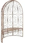 CLP Pavillon, Braun, Metall, 120x178x58 cm, Sonnenschutz & Sichtschutz, Pavillons &