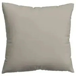 Schlafgut Kopfkissenbezug Easy Jersey, Taupe, Textil, Uni, 80x80 cm, Gr&uuml;ner...