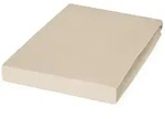 Janine Topper-Spannbetttuch, Natur, Sand, Beige, Textil, 200x200 cm, b&uuml;gelfrei,