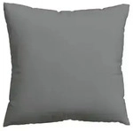 Schlafgut Kissenbezug Easy Jersey, Grau, Textil, Uni, 40x40 cm, Gr&uuml;ner Punkt,