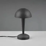 Tischleuchte Canaria, Schwarz, Gold, Metall, 26.5 cm, Lampen & Leuchten,