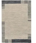 Novel Webteppich Palazzo Lobo, Blau, Grau, Textil, rechteckig, 120x170 cm, in