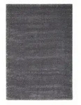 Novel Hochflorteppich Bellevue, Dunkelgrau, Textil, Uni, rechteckig, 160x230...