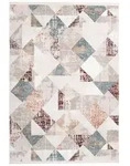 Kayoom Vintage-Teppich Akropolis, Grau, Rosa, Textil, Used look, rechteckig, 120x180
