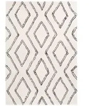 Kayoom Hochflorteppich, Wei&szlig;, Textil, geometrisch, rechteckig, 160x230 cm, f&uuml;r