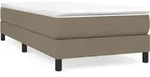 vidaXL Bettgestell, Taupe, Holzwerkstoff, 90x200 cm, Schlafzimmer, Betten