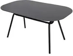 Livetastic Esstisch, Schwarz, Metall, Stein, rechteckig, konisch, 90x75x150 cm,