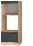 Vicco Mikrowellenschrank, Anthrazit, Honigeiche, Holzwerkstoff, 1 F&auml;cher, 1