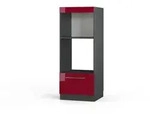 Vicco Mikrowellenschrank, Bordeaux, Anthrazit, Holzwerkstoff, 1 F&auml;cher, 1