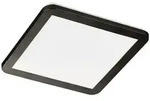 Sch&ouml;ner Wohnen Led-Deckenleuchte Flat, Schwarz, Wei&szlig;, Sand, Metall, Glas, 30x30 cm,