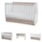 Lorelli Babybett, Braun, Holzwerkstoff, 70x140 cm, Babym&ouml;bel, Babybetten,...