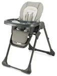 Kinderkraft Hochstuhl Tummie, Grau, 55.5x101x84.5 cm, Fu&szlig;st&uuml;tze verstellbar,