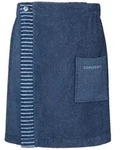 Schiesser Saunakilt, Dunkelblau, Textil, 55x150 cm, Freizeit, Wellness, Saunat&uuml;cher