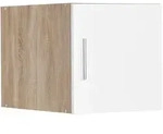 Xora Aufsatzschrank, Wei&szlig;, Eiche, Holzwerkstoff, 1 F&auml;cher, 45x40x54 cm, BQ -