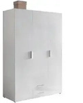 Xora Garderobenschrank, Wei&szlig;, Holzwerkstoff, 2 F&auml;cher, 2 Schublade(n) Schubladen,