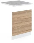 Vicco Frontblende, Sonoma Eiche, Wei&szlig;, Holzwerkstoff, Rechteckig, 60x57.2x60...