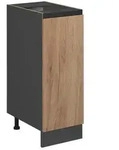 Vicco Apothekerschrank, Honigeiche, Anthrazit, Holzwerkstoff, 2 F&auml;cher, 1