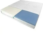 AM Qualit&auml;tsmatratzen Partner-Taschenfederkernmatratze, Wei&szlig;, Textil, H2 + H3,