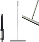 bremermann Bodenabzieher,, Edelstahl, Metall, 36x126.5x2 cm, Badaccessoires,