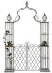 DanDiBo Rosenbogen, Braun, Metall, 170x275x38 cm, Gartenzubeh&ouml;r, Gartendeko