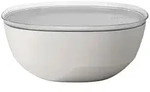 Mepal Salatsch&uuml;ssel Silueta, Transparent, Kunststoff, 12.7 cm, stapelbar,