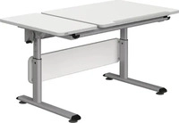 Paidi JUGENDSCHREIBTISCH Wei&szlig; 70x53-79x130 cm