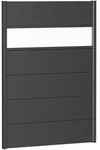 Biohort Sichtschutz, Dunkelgrau, Metall, Kunststoff, 96x137x4.4 cm, Sonnen- &