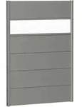 Biohort Sichtschutz, Grau, Metall, Kunststoff, 96x137x4.4 cm, Sonnen- & Sichtschutz,
