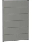 Biohort Sichtschutz, Grau, Metall, 96x137x4.4 cm, Sonnen- & Sichtschutz, Sichtschutz