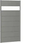 Biohort Sichtschutz, Grau, Metall, Kunststoff, 96x182x4.4 cm, Sonnen- & Sichtschutz,